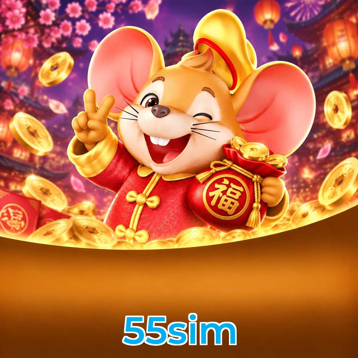 Plataforma 55sim — 99,94% uptime e PIX instantâneo